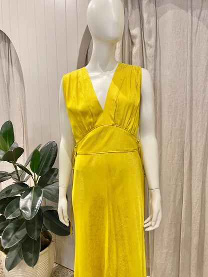 Sass and Bide Yellow Paradise Feeling Maxi Dress - Size 10