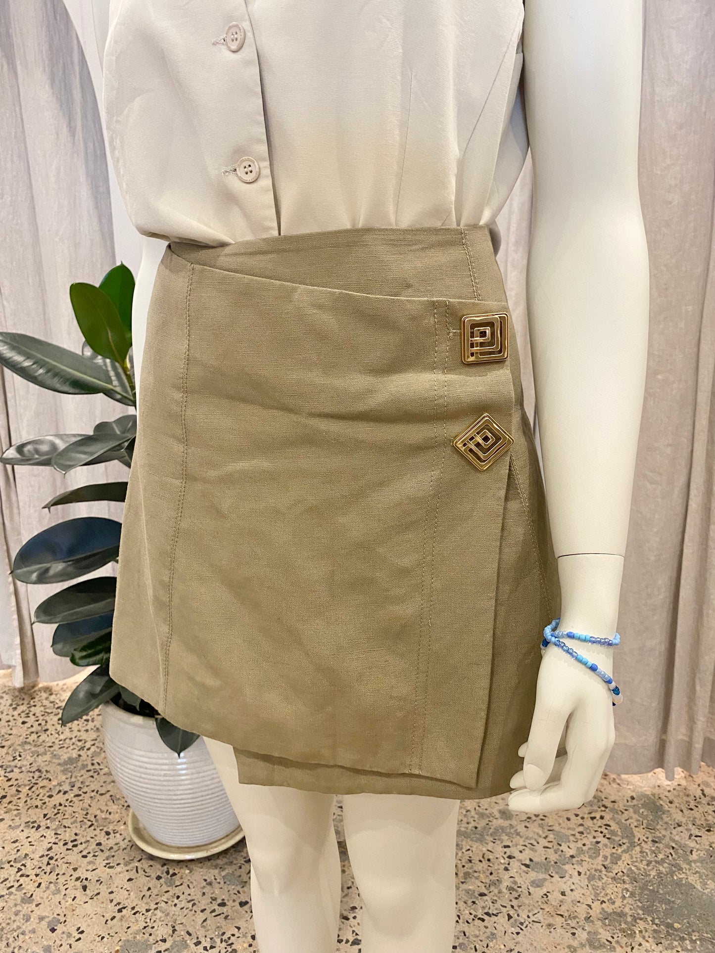 Aje Realm Wrap Mini Skirt - Size 12