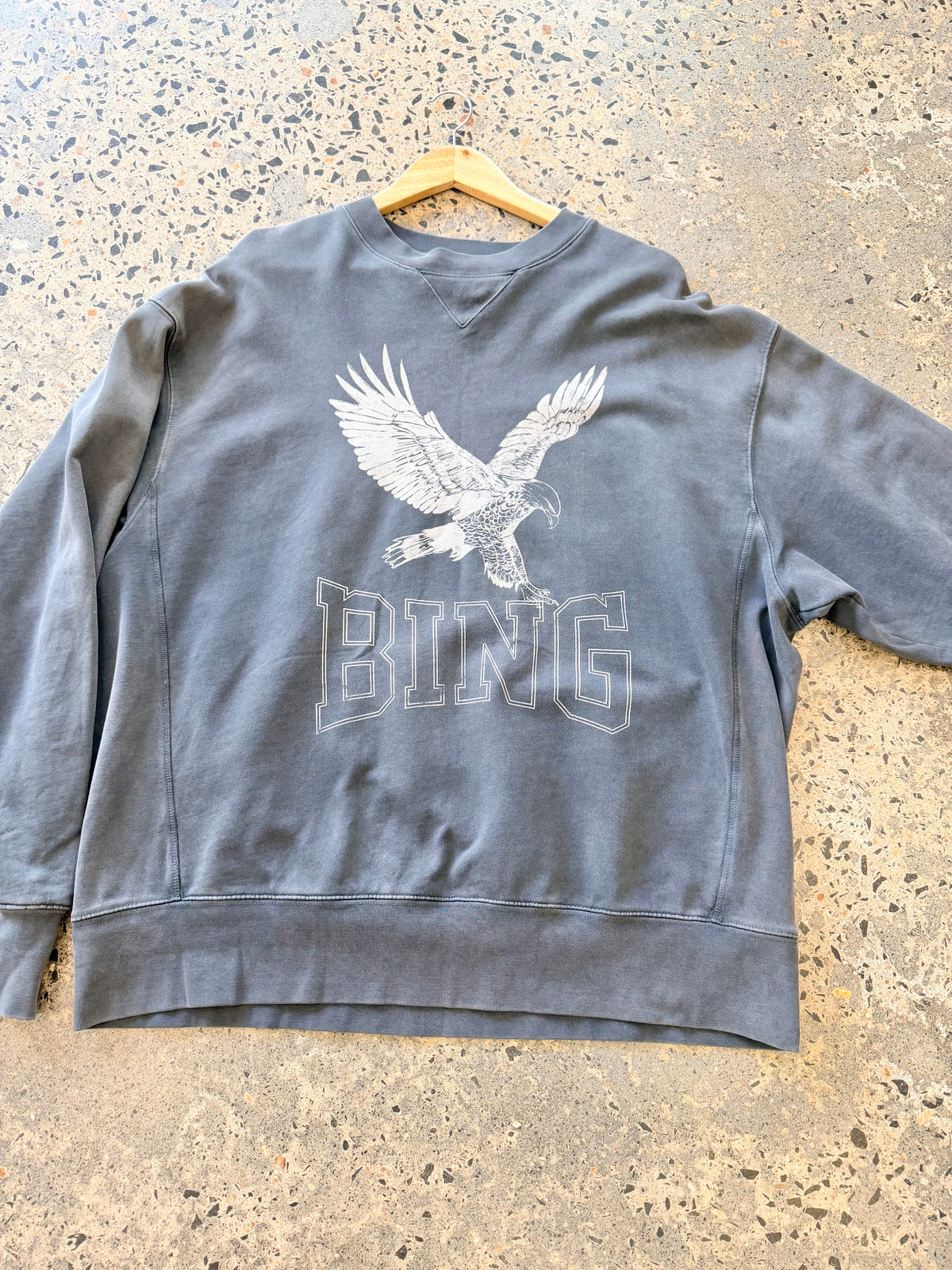 Anine Bing 'Alto' Sweater in Washed Black - Size M (12-14)