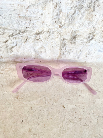 Lu Goldie Sabine Sunglasses in Lavender
