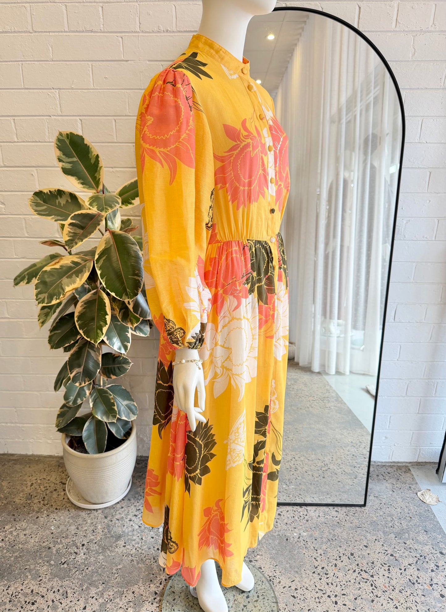 Leo Lin Valentina Midi Dress  - Size 10-12