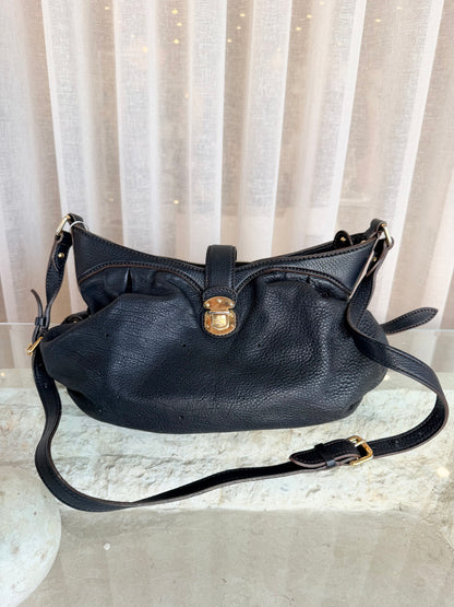 Louis Vuitton Black Monogram Mahina Shoulder Bag