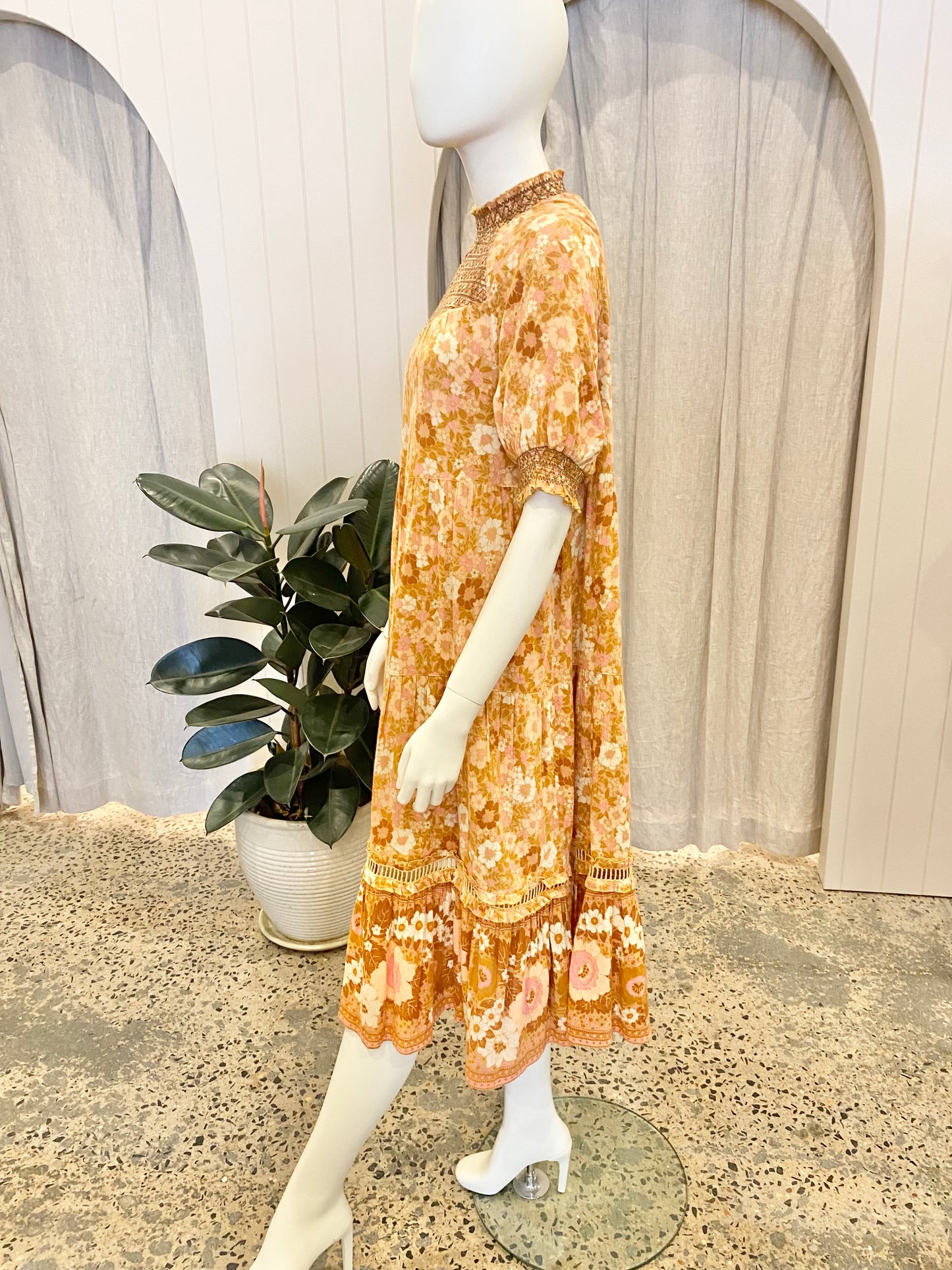 Spell & The Gypsy Anne Midi Gown - Size M (12)