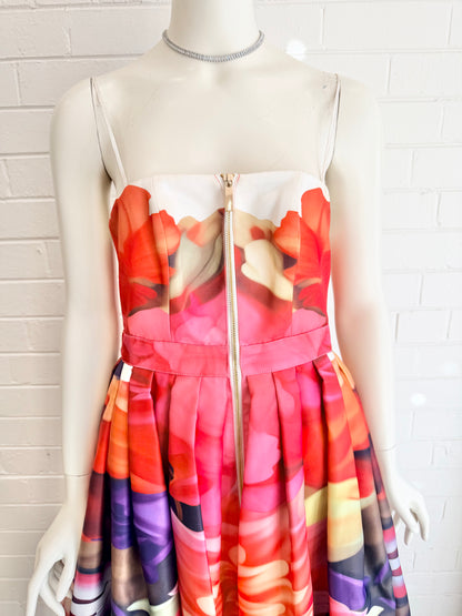 Leo Lin Norine Bustier Midi Dress - Size 10