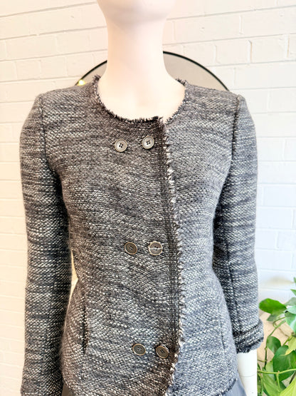 Isabel Marant Black Tweed Jacket - Size 40 (8)
