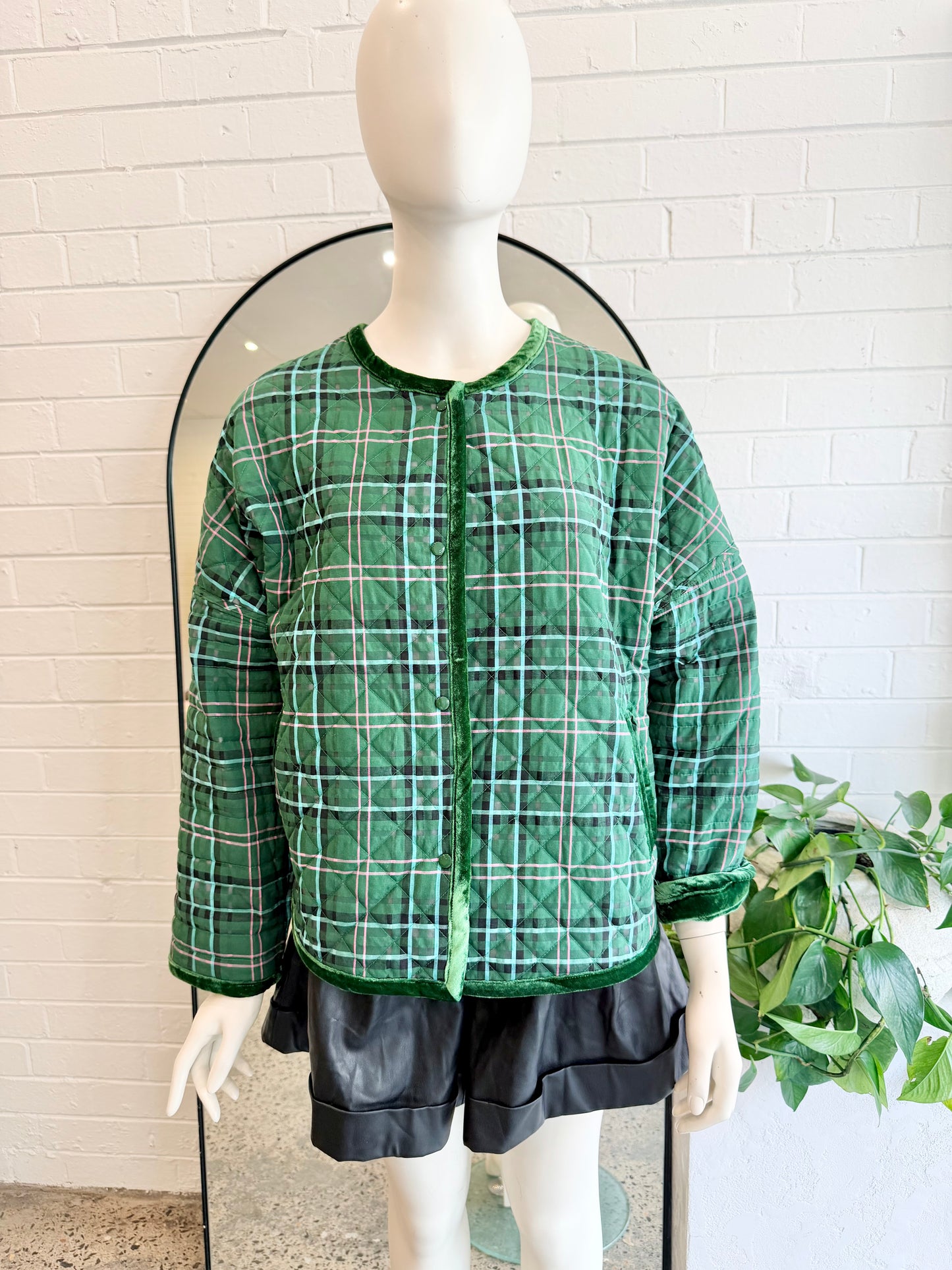 Gorman Green Bricklane Reversible Velvet Jacket - Size 6-8