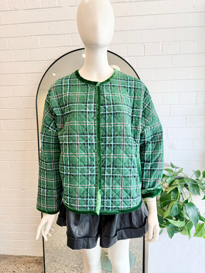 Gorman Green Bricklane Reversible Velvet Jacket - Size 6-8
