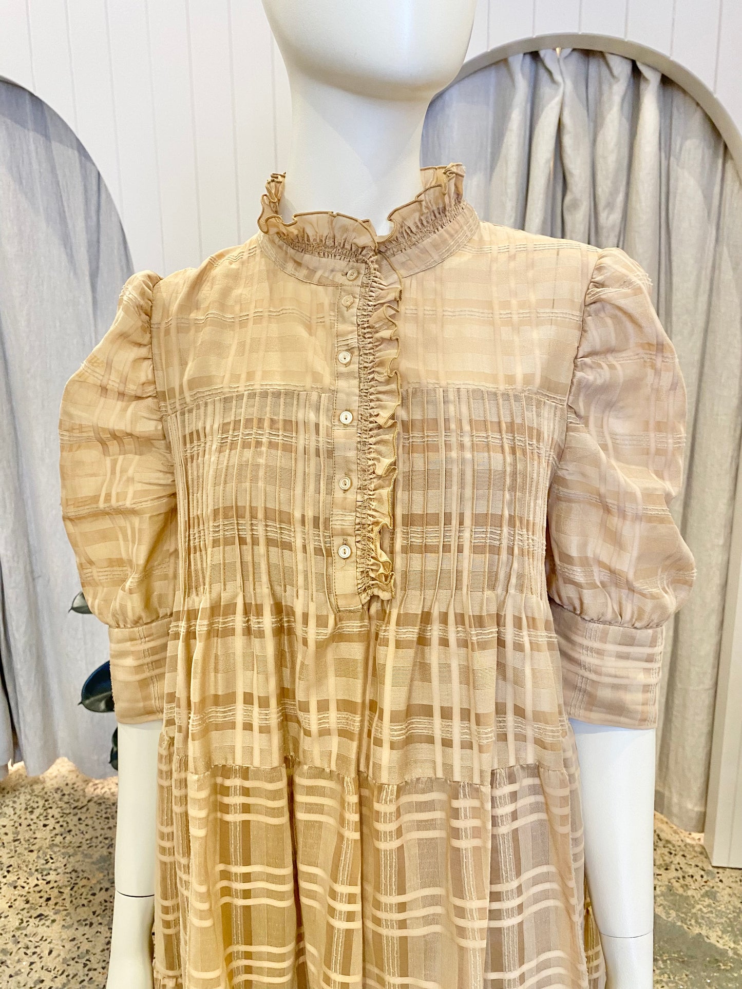 Birgette Herskind Rio Midi Dress - Size 12/14