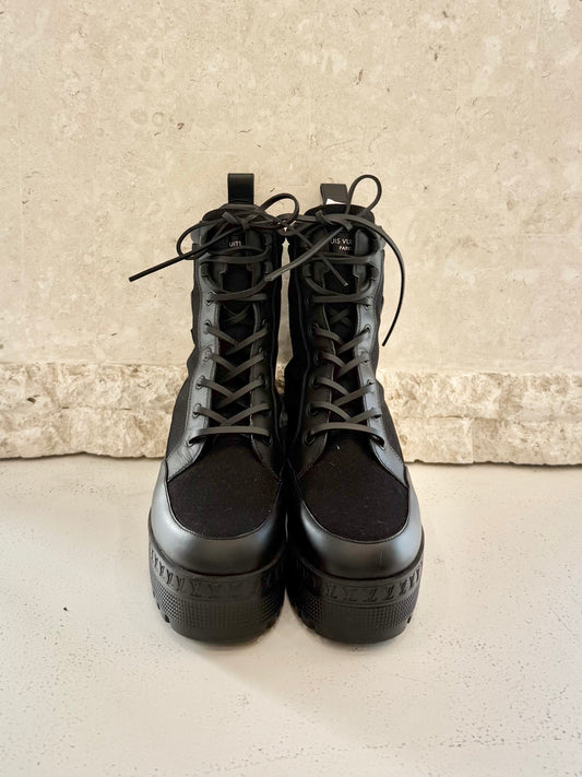 Louis Vuitton Laureate Platform Desert Boot - Size 37