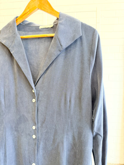 Marle NZ Navy Shirt-Dress - Size 14