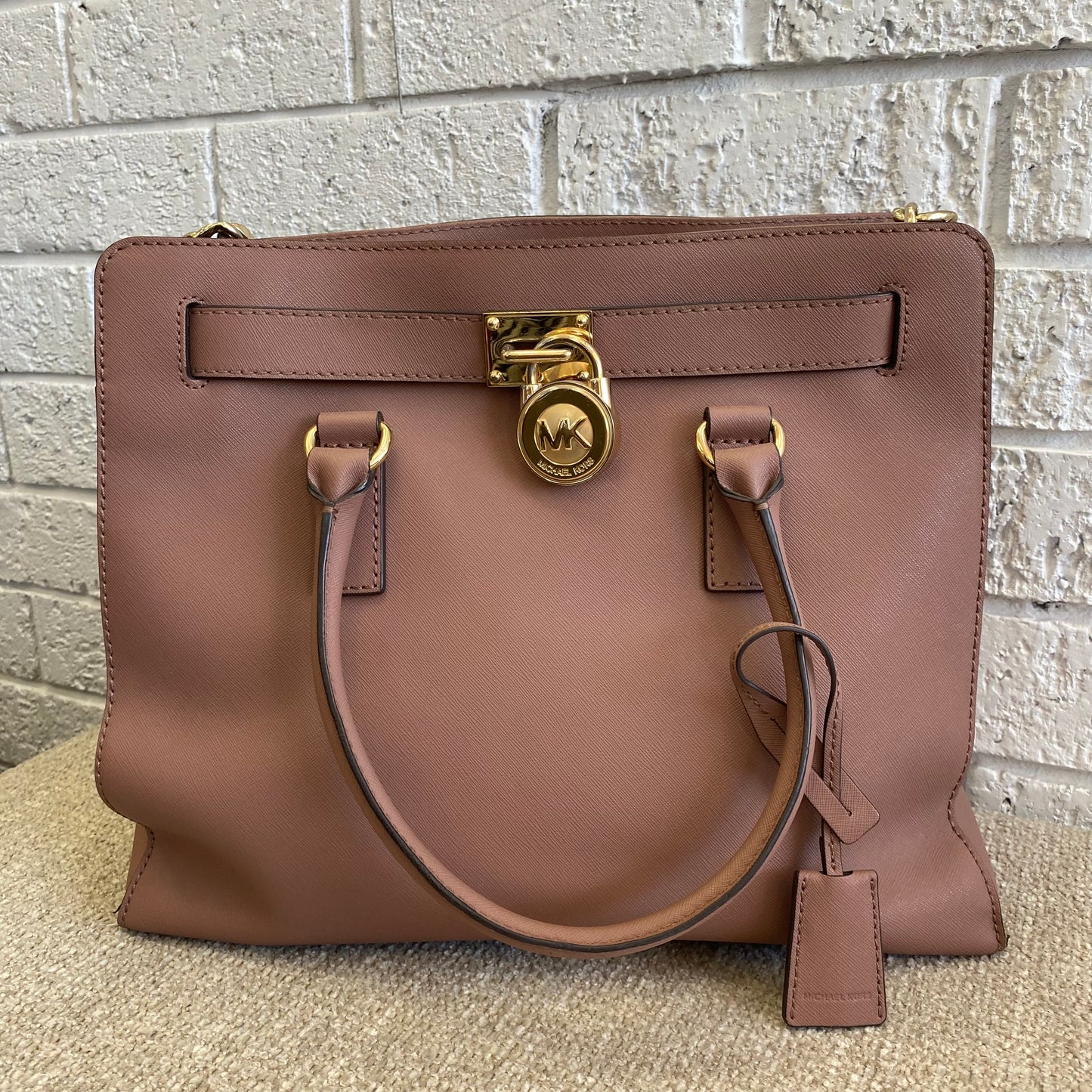 Michael Kors Hamilton Bag in Dusty Rose