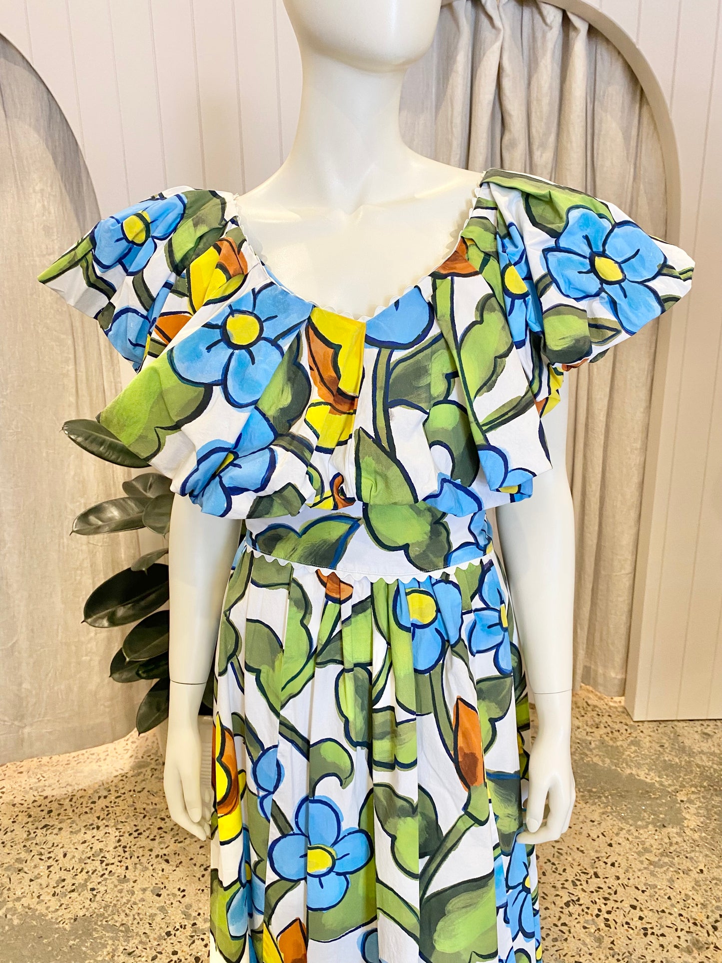 Binny The Front Lawns Midi Dress - Size 10