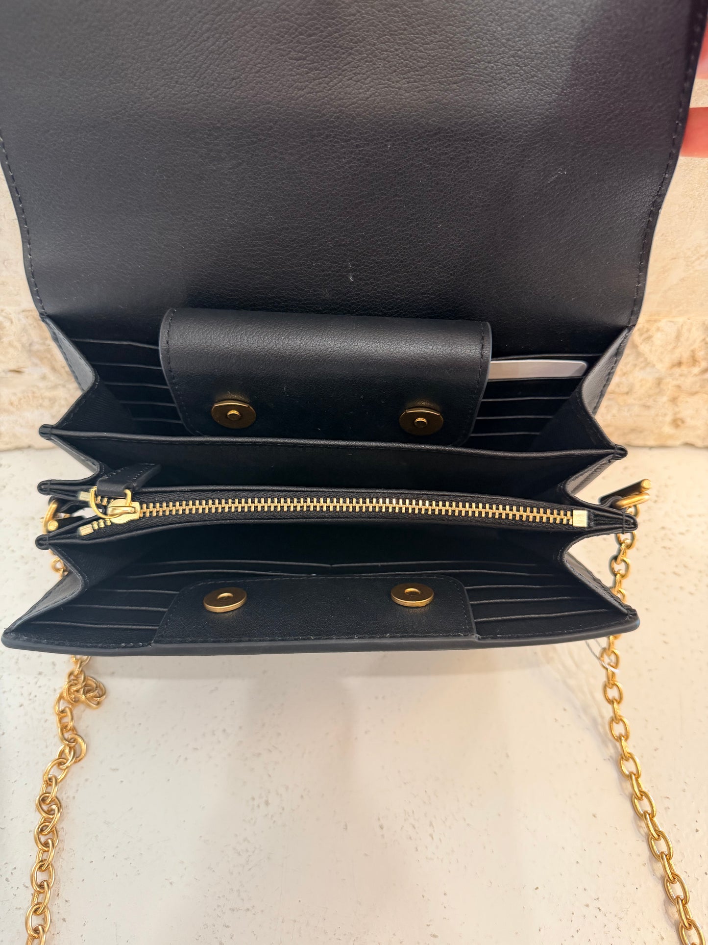 Oroton Black Alexa Wallet Clutch