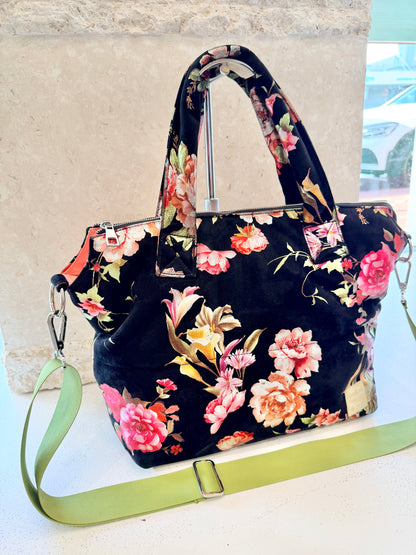 Radical Yes Maximillion Dance Tote Bag in Ode to Flowers print