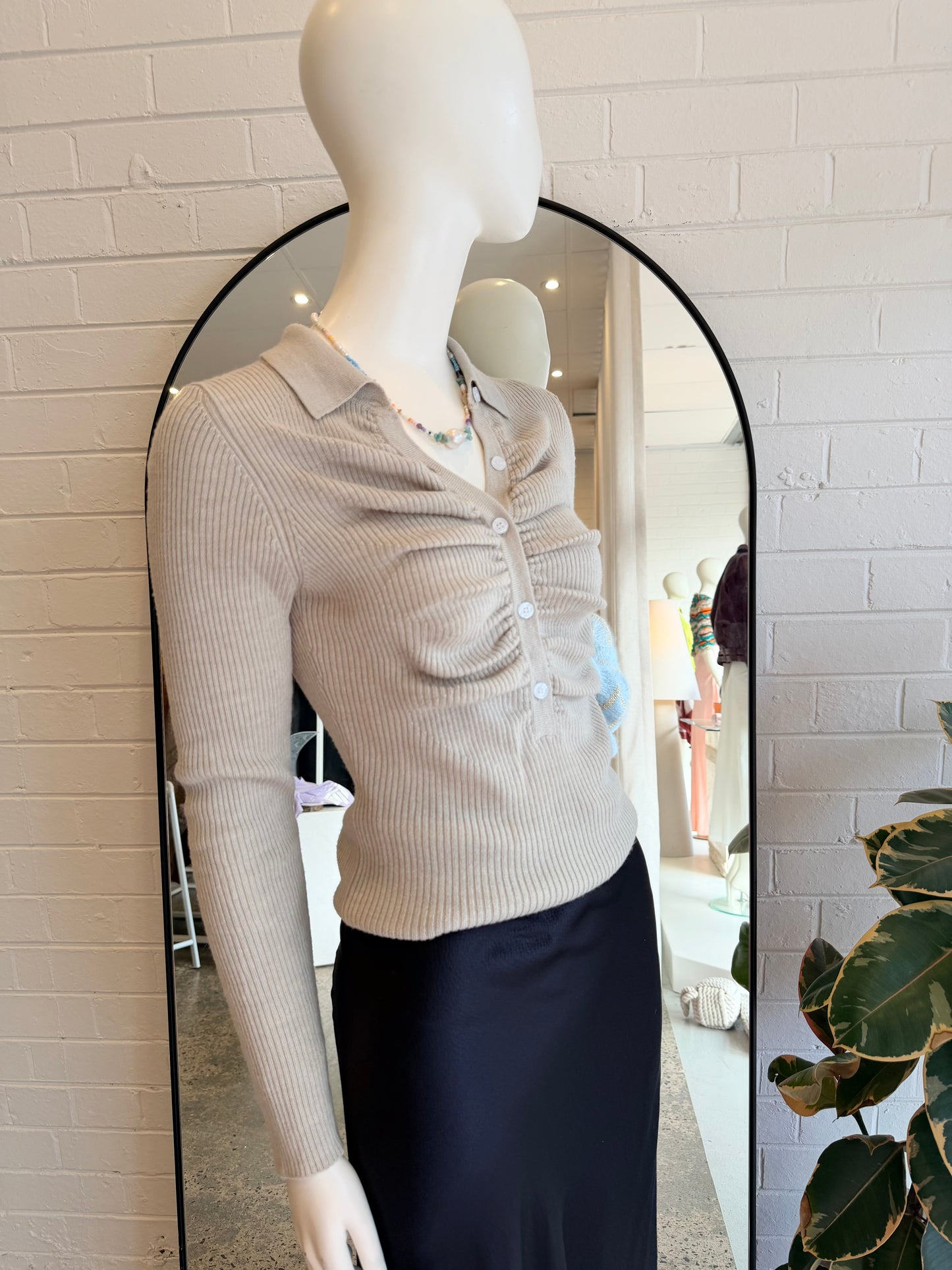 Sofia Irina Sage Knit Top - Size L