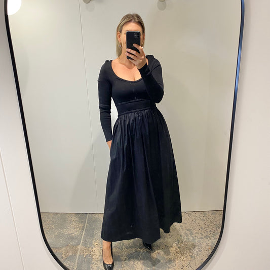 AJE Audrey Knit Midi Dress - Size XS (8)