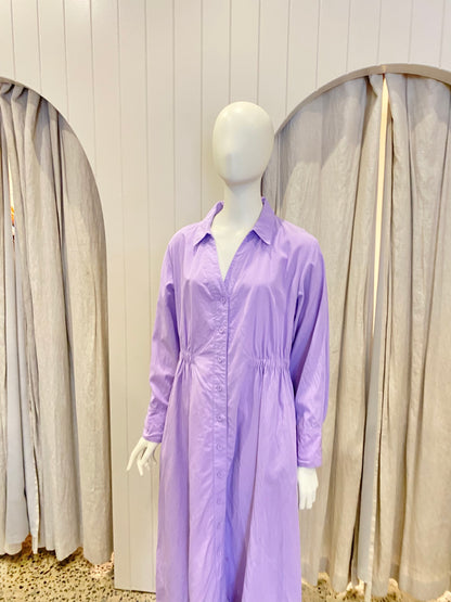 Country Road Violet Elastic Waist Dress - Size 14