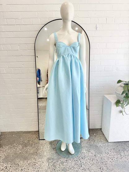 Acler Light Blue Redin Maxi Dress - Size 12