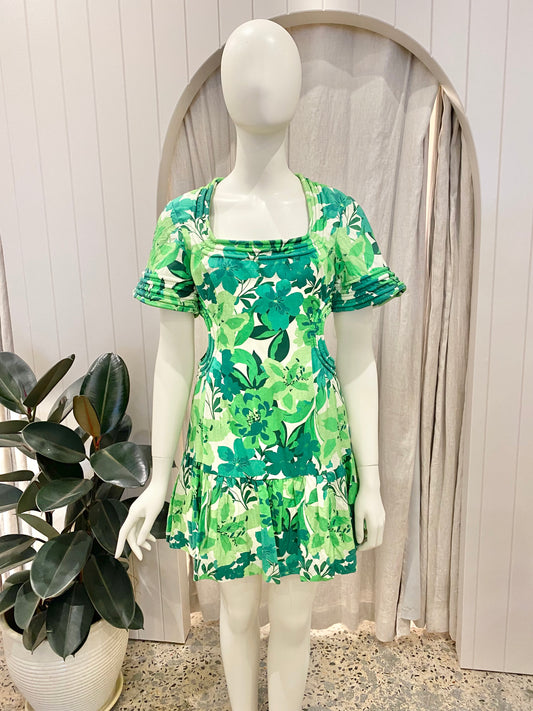 Rebecca Vallance Marguerita Cutout Mini Dress - Size 10