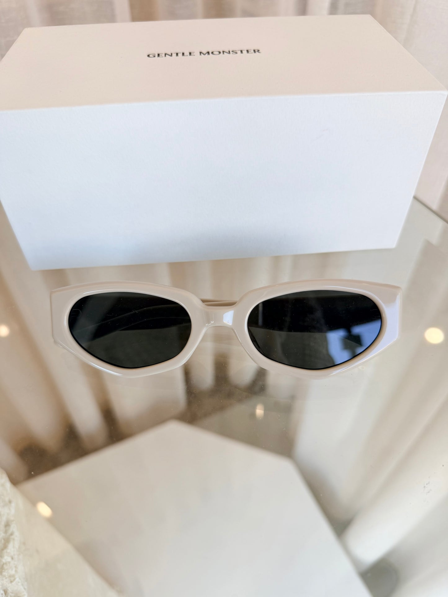 Maison Margiela x Gentle Monster Beige MM205 Sunglasses