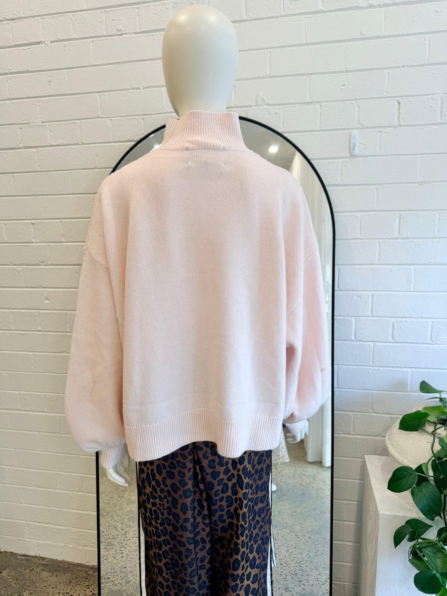 Reiss Royal Ballet Blush Batwing Lily Jumper - Size M (12 - 14)