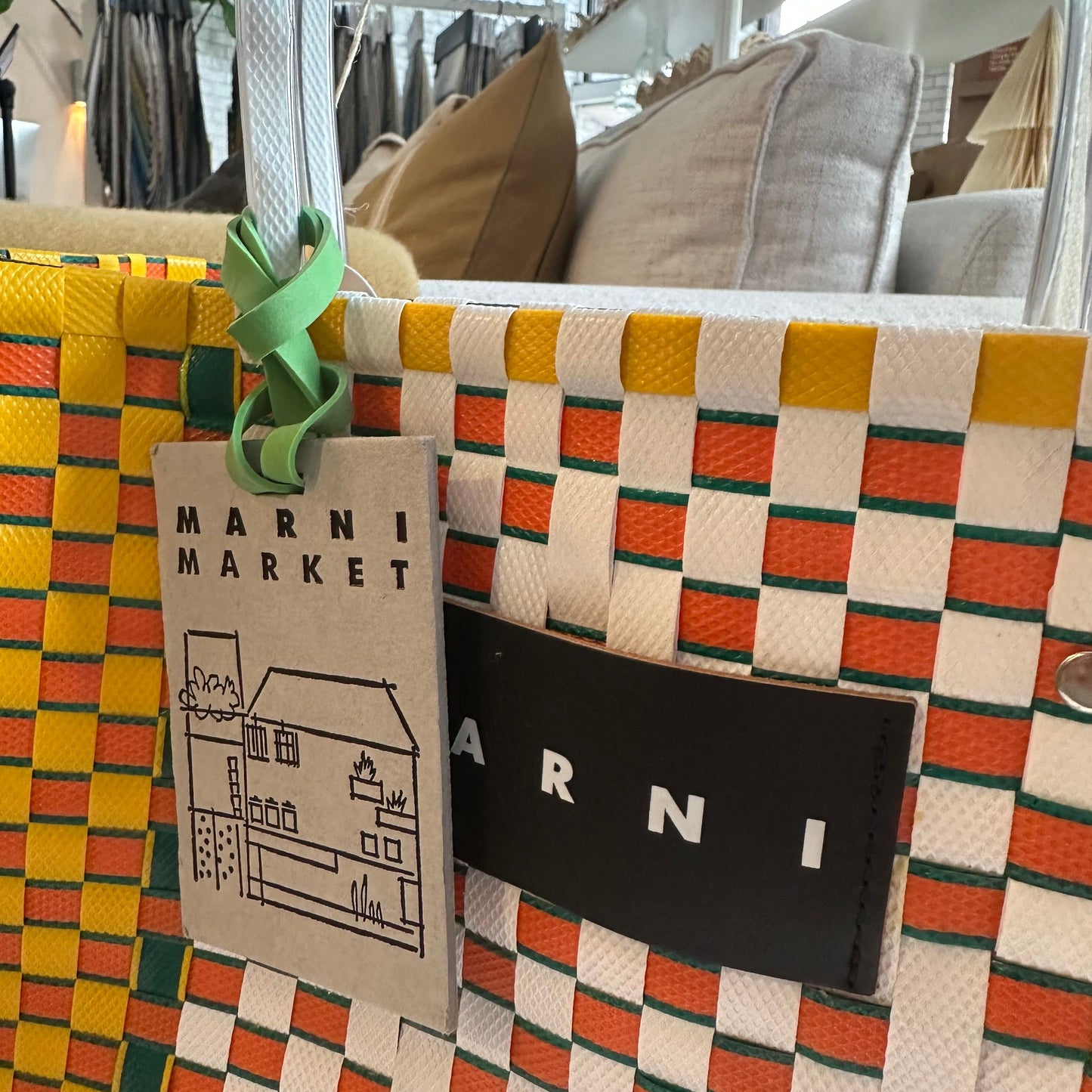 Marni Woven Tote Bag