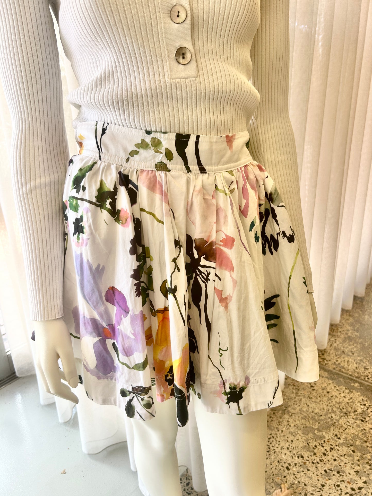 Aje Drift Mini Skirt - Size 10