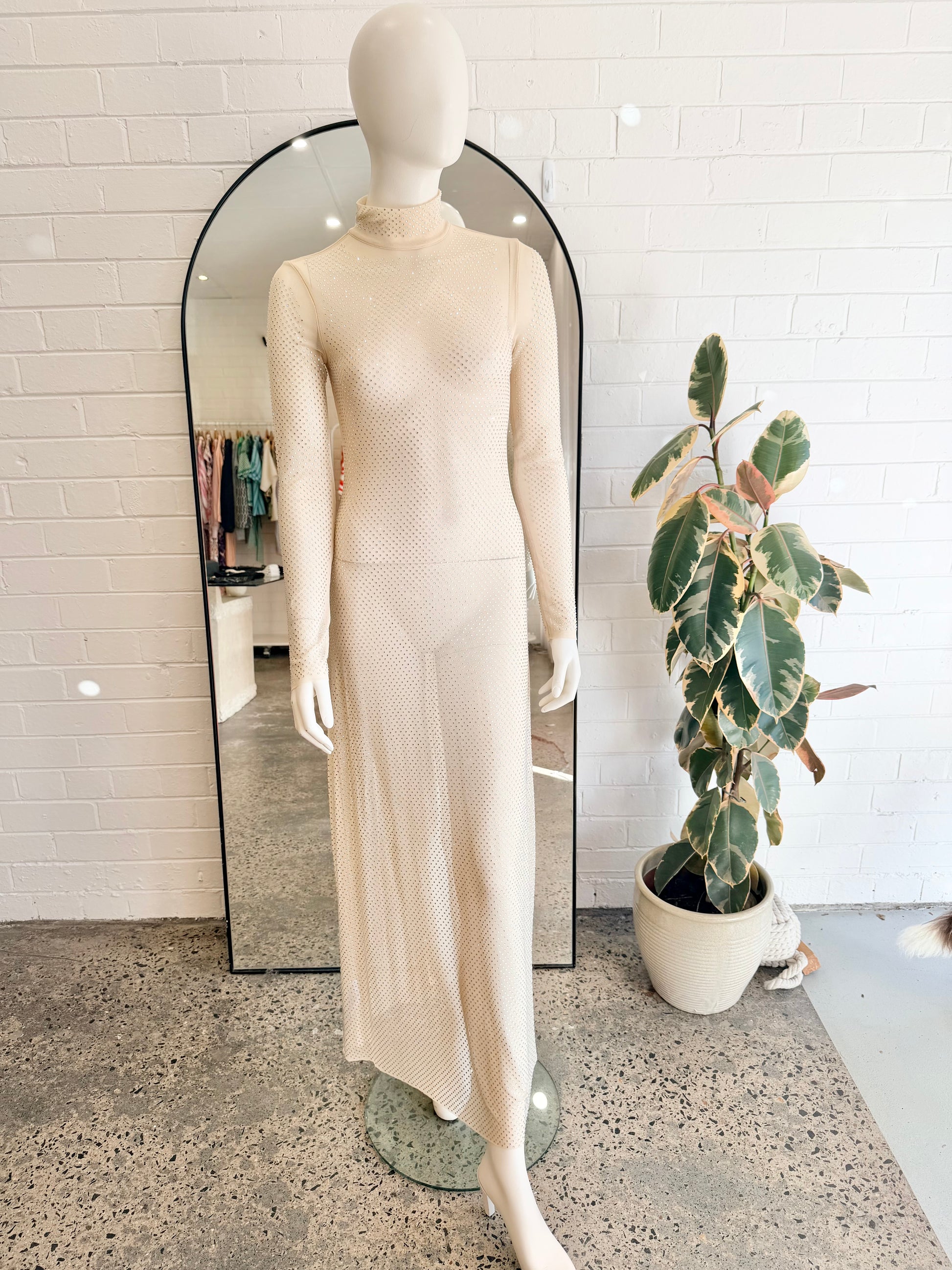 Camille Charrière x Mango Crystal Gown