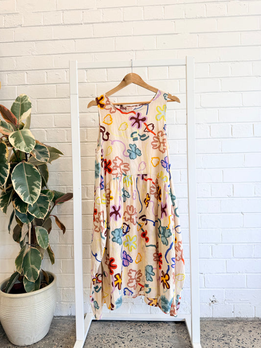 Gorman 'Flower bomb' print dress - Size 10