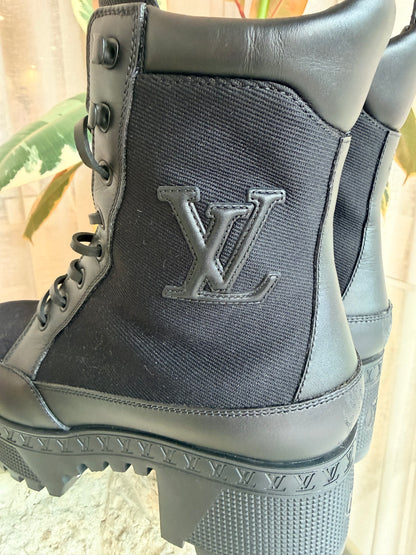 Louis Vuitton Laureate Platform Desert Boot - Size 37