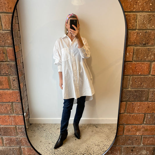 Brave & True White Shirtdress - Size M/L