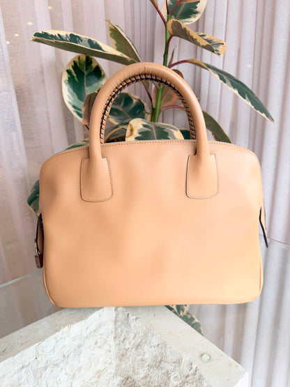 Bally Leather 'Doctors' Handbag in Tan