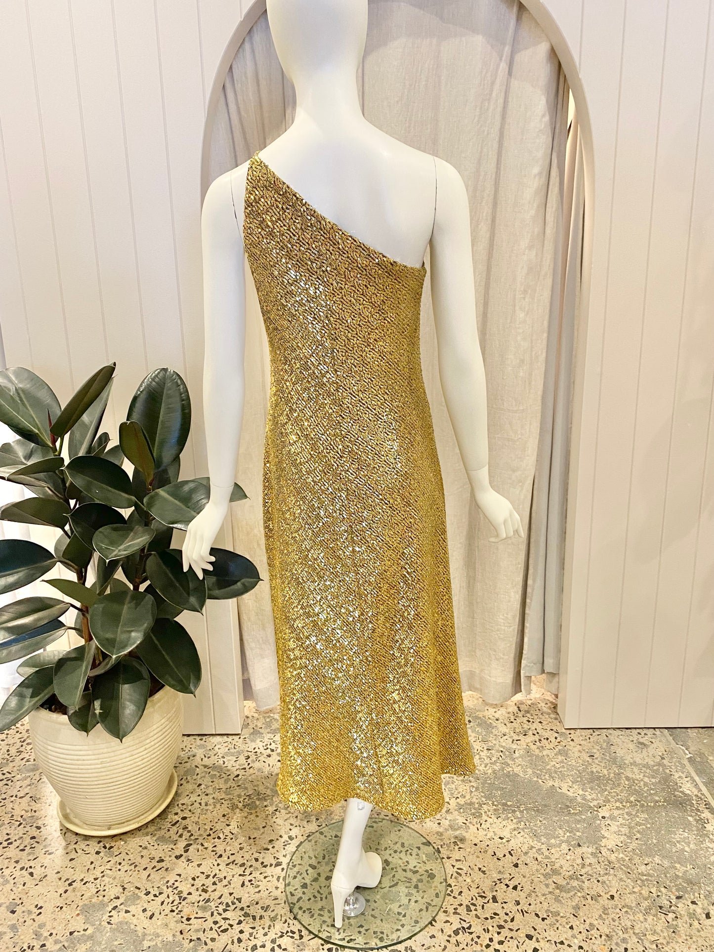 By Johnny Gold Girl Midi Dress - Size 10