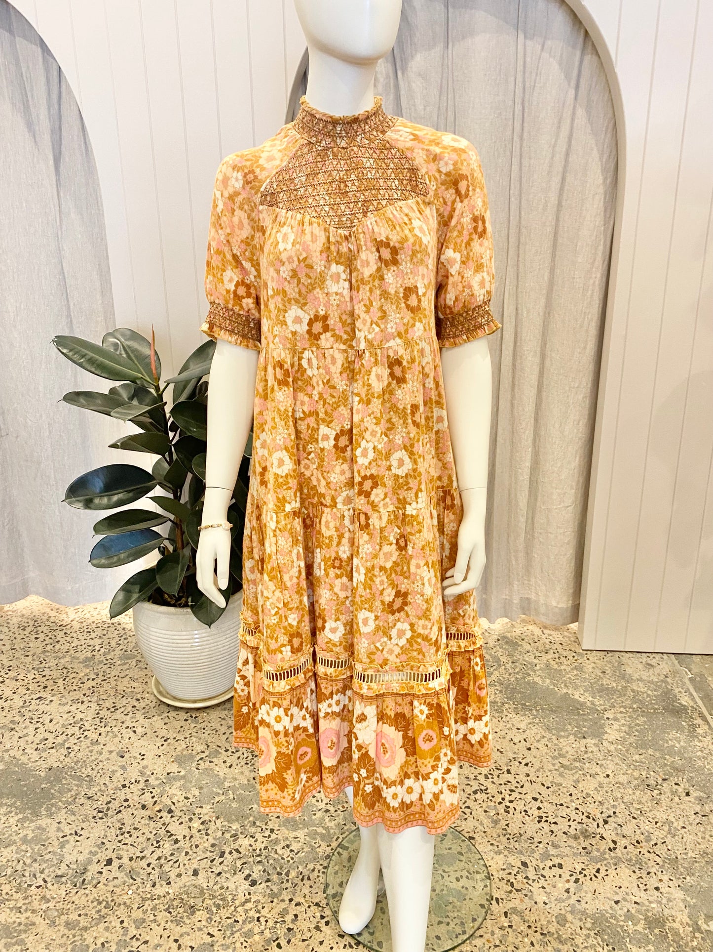 Spell & The Gypsy Anne Midi Gown - Size M (12)