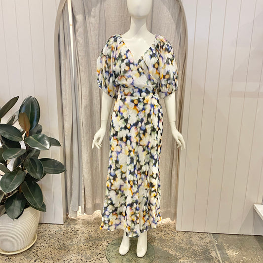 Ginger and Smart Lumiere Wrap Dress - Size 14