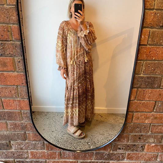 Spell Lady Lovers Beach Maxi Dress - Size Small (8-12)