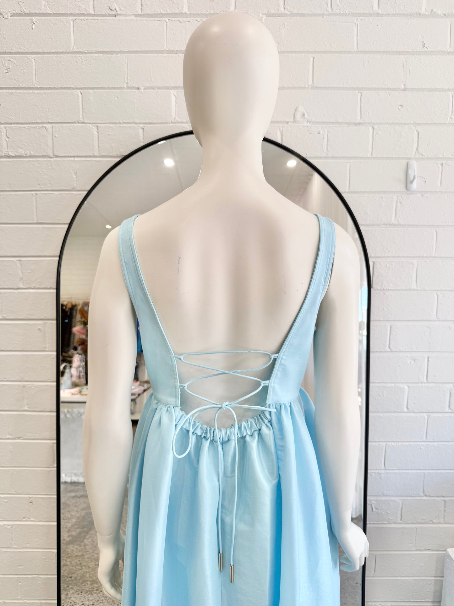 Acler Light Blue Redin Maxi Dress - Size 12