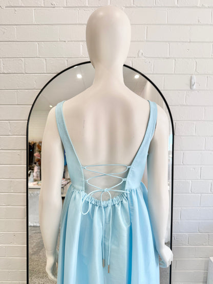 Acler Light Blue Redin Maxi Dress - Size 12