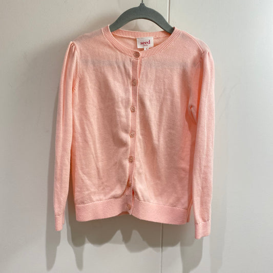 Seed Girls Pink Knit Cardi - Size 5
