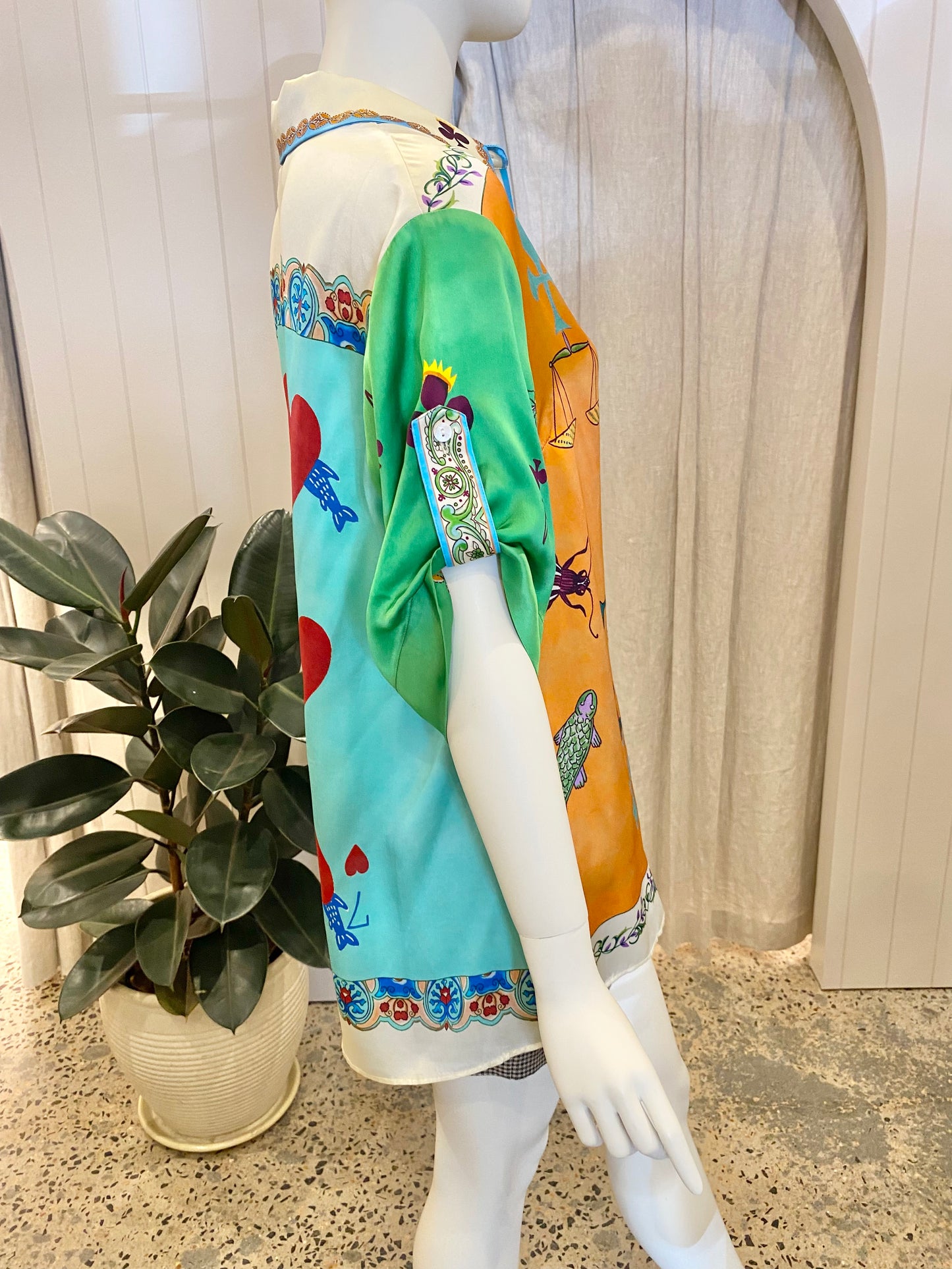 Alemais Rummy Silk Shirt - Size 8