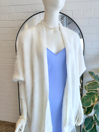 Zulu & Zephyr "Into My Arms" Ivory Knit Cardigan - Size 10