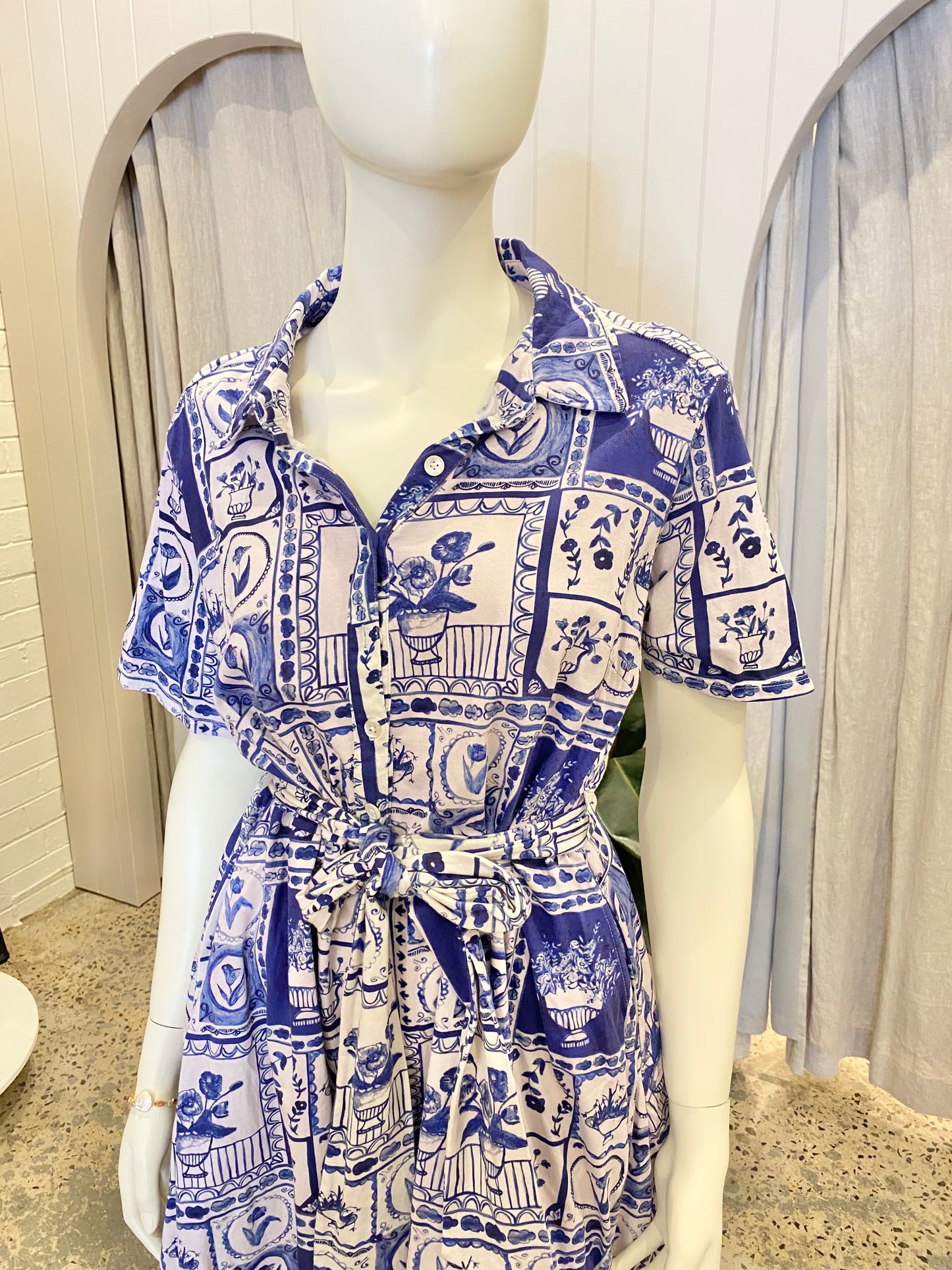 Nancy Bird Vera Short Sleeve Dress - Size 14