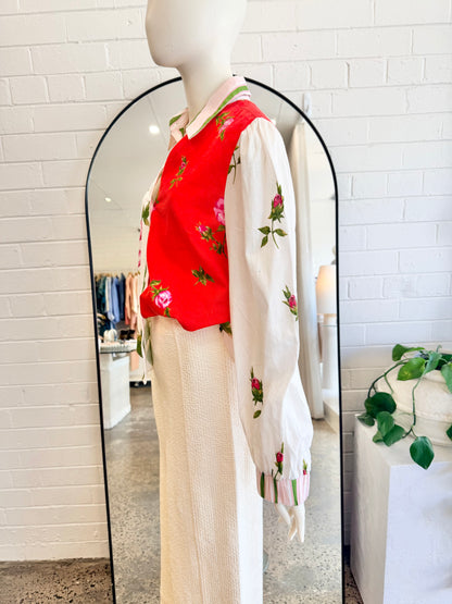 Aston Studio Rafferty Floral Shirt - Size 12