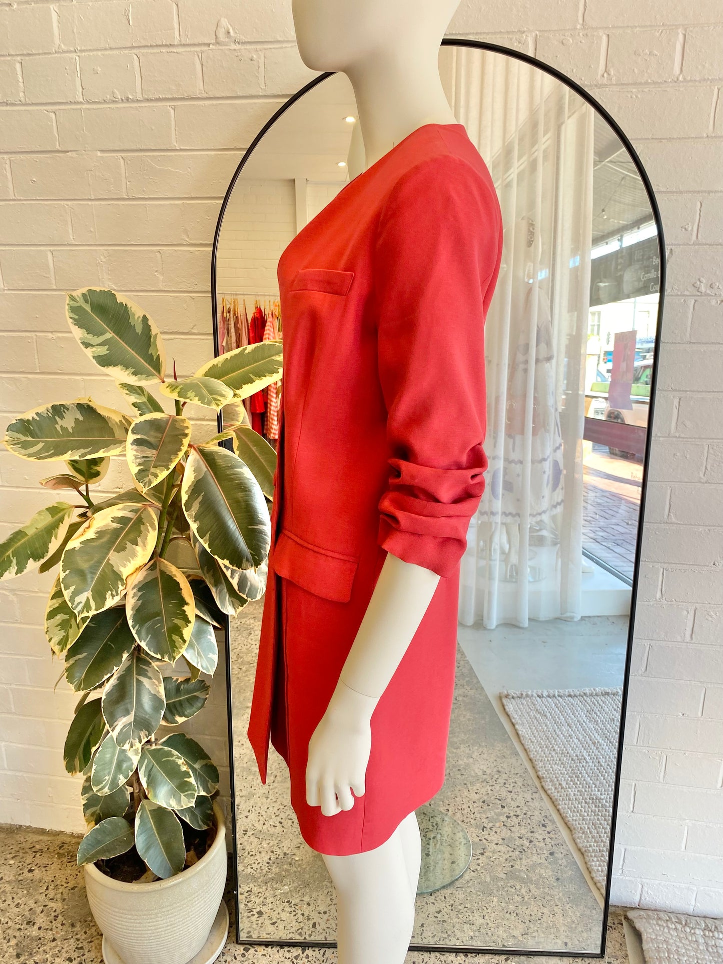 Viktoria and Woods Red Adriatic Blazer Dress - Size 1 (10)