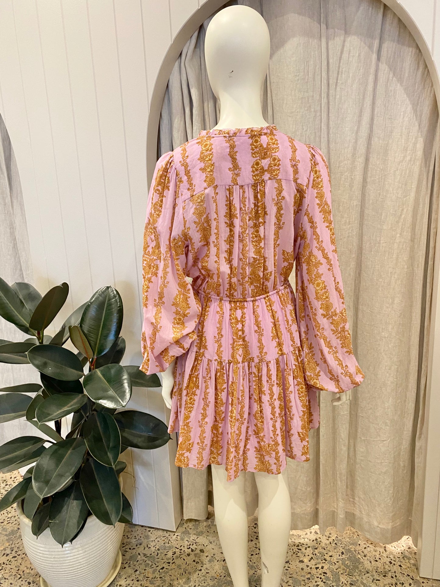 Kivari Floral Mini Dress - Size 12