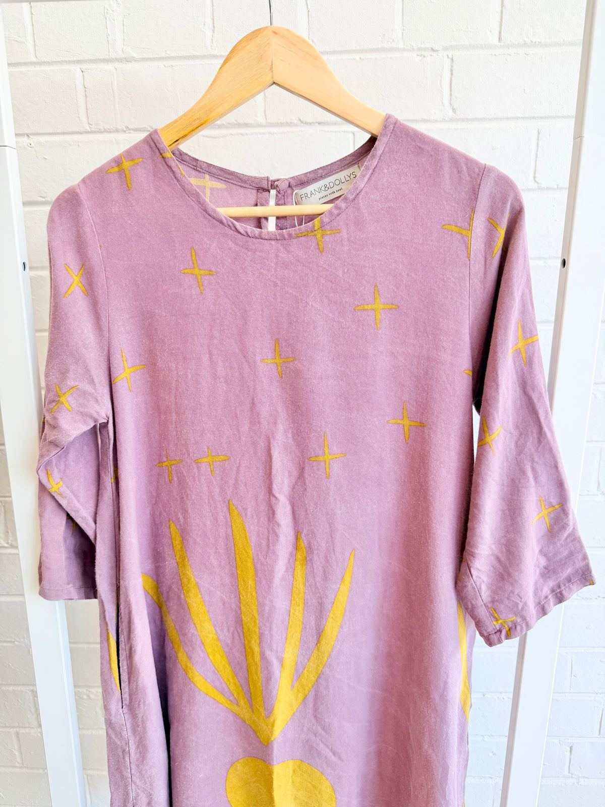 Frank & Dolly's Astro Tunic in Mauve - Size Small (10)