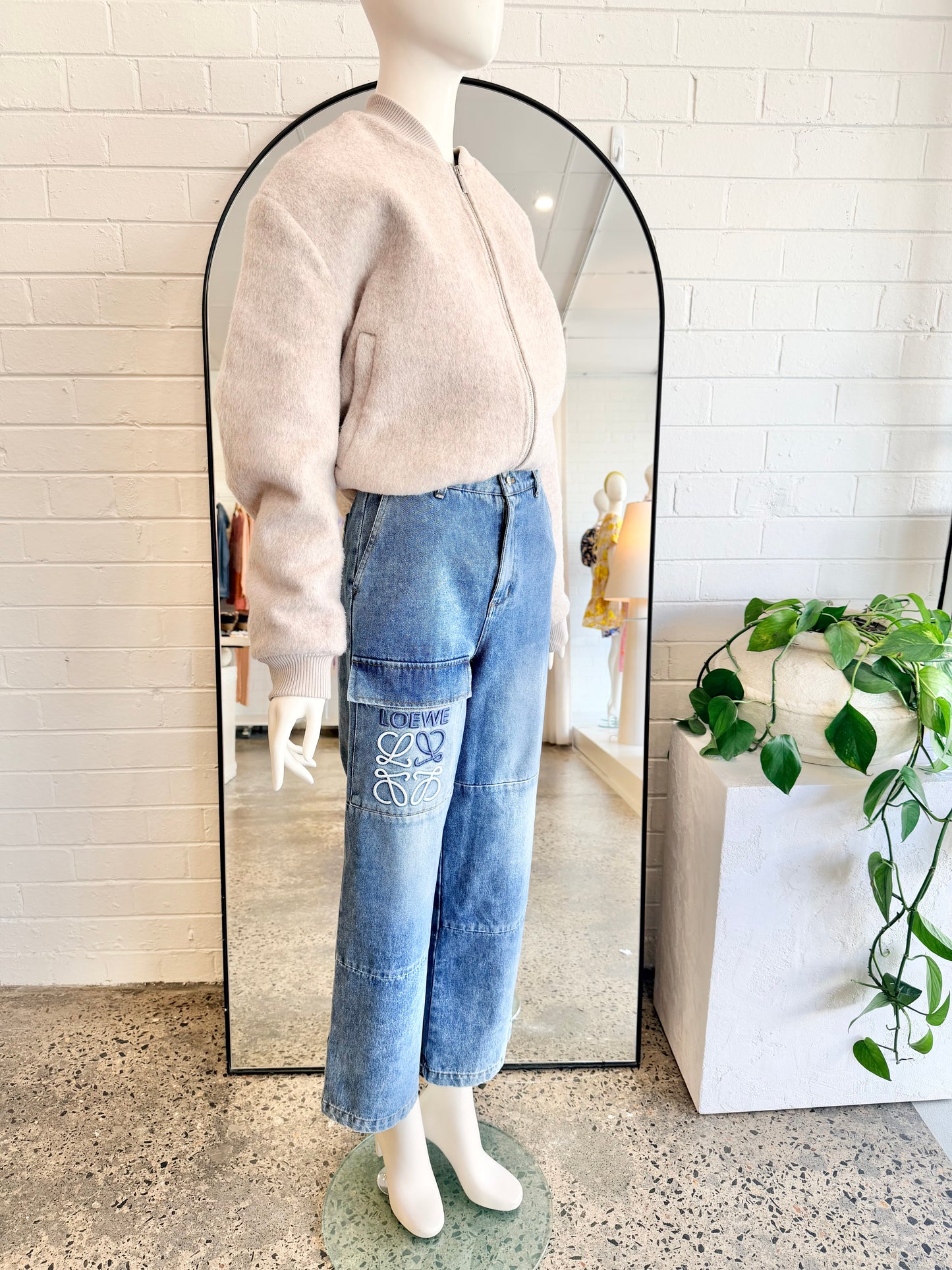 Loewe Blue Cargo Jeans - Size S (6 - 8)