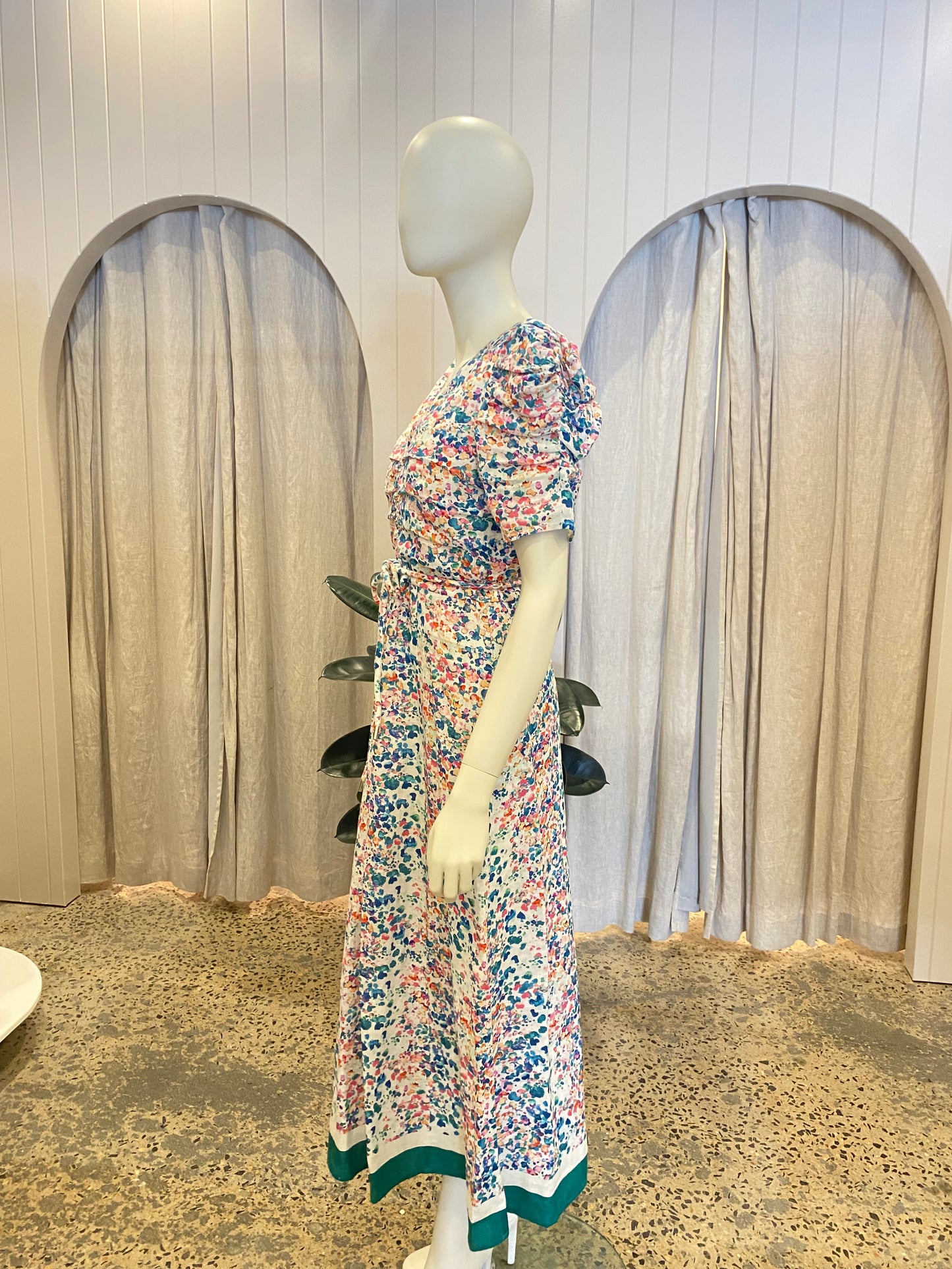 Zoe Kratzmann Glimmer Dress Marble Print - Size 0 (8)