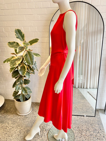Saloni 'Scarlett Silk Jen' Midi Dress - Size 8