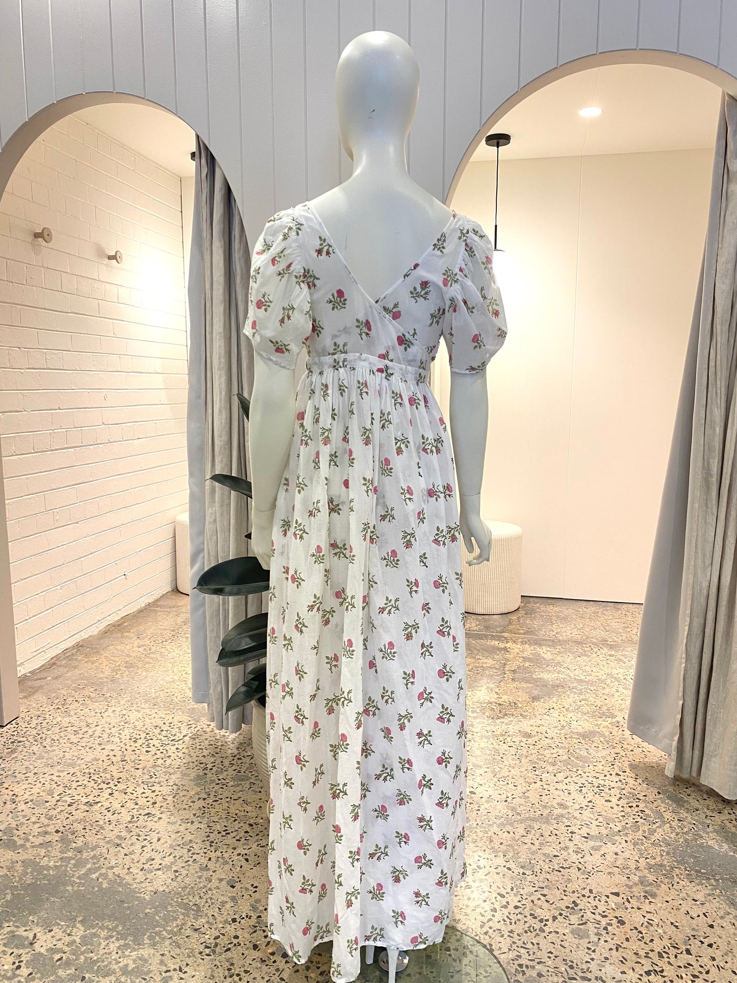Thierry Colson Floral Wrap Dress - Size L (12)